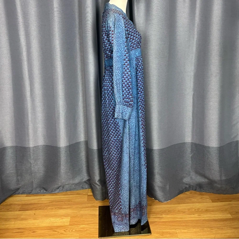 Vintage 60’s Cotton Maxi Dress - Picture 2 of 8